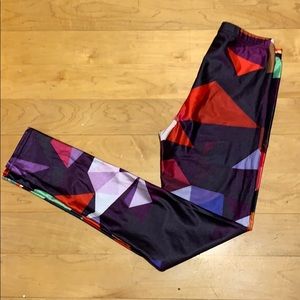 Patterned Lotus Leggings, Size Small
